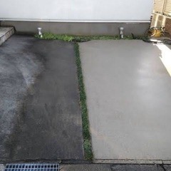 高圧洗浄で玄関ピカピカに