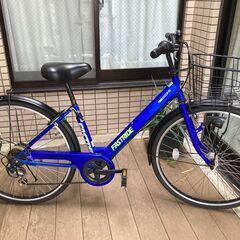 26インチ自転車　傷、サビ、変速機一部不具合ありの画像