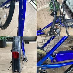 26インチ自転車　傷、サビ、変速機一部不具合ありの画像