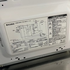 美品 ユアサ 電子レンジ PRE-650HFT 2019年式 中古品の画像