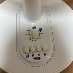 扇風機 YUASA ホワイト YT3016Y-W　2019年製の画像