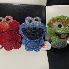 キラキラ♡エルモと仲間たち♡キーホルダー