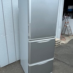 □どっちもドア□シャープ 3ドア冷凍冷蔵庫 350L 2019年製