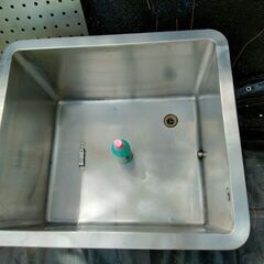 極厚ステンレスのプール水溜☆18kg☆中古の画像