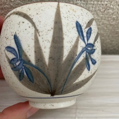 【新品 未使用】 西峰作 花柄　湯呑み 5客セットの画像