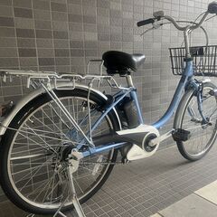 【中古自転車】パナソニック 電動自転車「パートナーU」12Ahバッテリーの画像