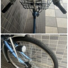 【中古自転車】パナソニック 電動自転車「パートナーU」12Ahバッテリーの画像
