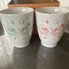 【非売品】日新信用金庫　たち吉　タコさん柄　タンブラー　2個セット