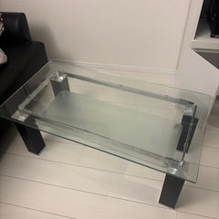 値下げ交渉可！　机　テーブル　ガラス　ゴミ箱　IKEA