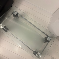 値下げ交渉可！　机　テーブル　ガラス　ゴミ箱　IKEA