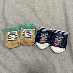 ニューバランス ミキハウス 新生児 ベビー靴下 9-11cm
