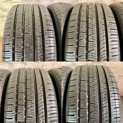 nismoホイール & PIRELLI P8 FS SUV 225/55R18 98H M+S 中古タイヤ4本セットの画像