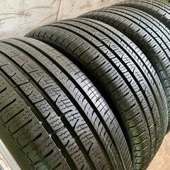 nismoホイール & PIRELLI P8 FS SUV 225/55R18 98H M+S 中古タイヤ4本セットの画像