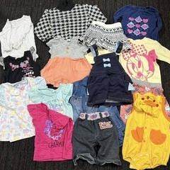 女の子　90サイズ　お洋服売ります。夏物、冬物あります。