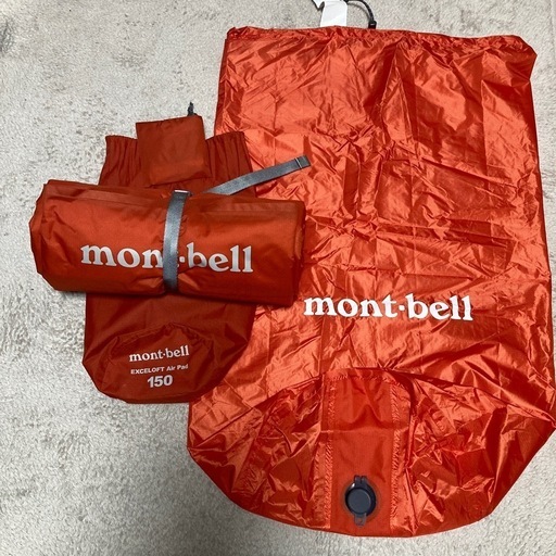mont-bell キャンプマット(EXCELOFT Air pad 150)1回使用