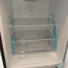 アクア AQUA 冷蔵庫 冷凍冷蔵庫 2ドア 右開き 135L AQR-14PBK-S シャイニーシルバーの画像