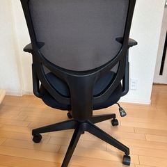 無印良品　ワーキングチェア　ブラック　黒の画像