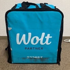 wolt 配達バッグ