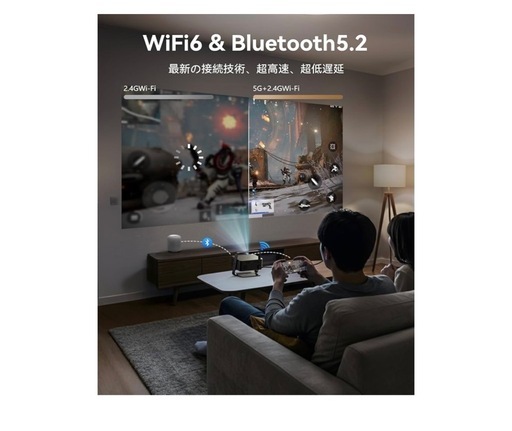 最終価格！Netflix公式ライセンスプロジェクター 4K対応 天井投影プロジェクター