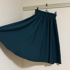 スカート  グリーンの画像