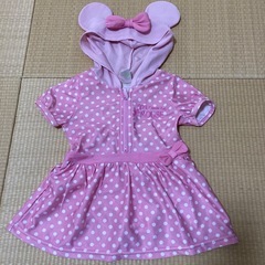 ミニーちゃんワンピース型水着　80センチ
