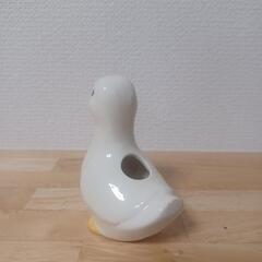 アヒル　陶器　爪楊枝入れの画像