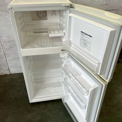 【TOSHIBA】 東芝 2ドア 冷凍冷蔵庫 容量120L 冷凍室35L 冷蔵庫85L GR-R12T 1999年製 動作確認済み N0852の画像