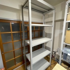 スチール棚×２台(w90xd45xh210cm)引取限定 
