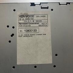 KENWOOD DPX-50MD CDプレイヤー　MDプレイヤー　動作確認済の画像