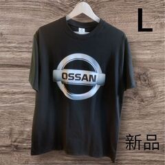 【新品】OSSANロゴTシャツ Lサイズ ブラック 綿100% ...