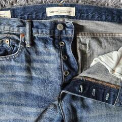 GAPギャップ　SKINNYジーンズ プレミアムセルビッジデニム 33×32の画像