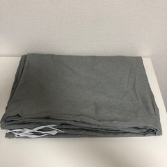 掛けカバー　シングル　グレー　ニトリの画像