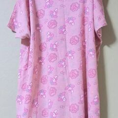 【処分】☆こども服☆My Melody×Chupa Chups☆肩リボン半袖肩開きワンピース☆の画像