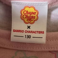 【処分】☆こども服☆My Melody×Chupa Chups☆肩リボン半袖肩開きワンピース☆の画像