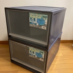 2段セット カラーボックス 衣装ケース