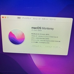 2017 MacBook Air 13インチ i5 8GB 1TB-aの画像