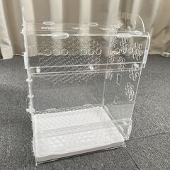 新品･未使用【アクリル製 鳥かご/ケージ本体のみ。付属品無し。】