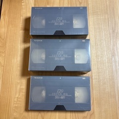 希少！未使用ビデオテープ5本 FUJIフイルム
