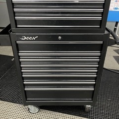 (札幌市　引き取り限定！)DEEN セミワイド8段キャビネット+...