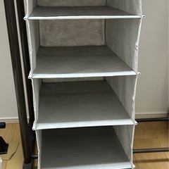 ニトリ　吊り収納5段の画像