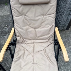 【美品】 キャンプ椅子Ujackリクライニングローチェア2脚セット  の画像