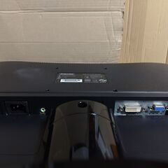 世田谷区近辺配送可能　 正常作動品　パソコンモニター　プリンストン　Princeton　PTFBGF-23W　壁掛け可　スタンド付き　白色LEDバックライト23型ワイドカラー液晶ディスプレイ ノングレアパネル採用　23インチ ハイエンドモデル　スピーカー内蔵　デジタル入力端子「DVI-D」・アナログ入力端子（D-subミニ15ピン）搭載の画像