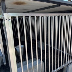 ペット　ゲージ　大型犬　サークル　屋外の画像