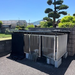 ペット　ゲージ　大型犬　サークル　屋外