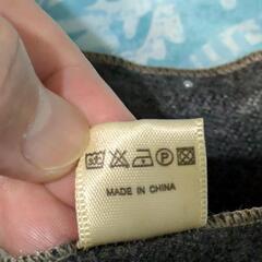 【値下げしました】【未使用】ストール　ウール20％　パールビーズの画像