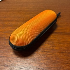 メガネケース　ビジョンメガネ　オレンジ　クリーニングクロス付き
