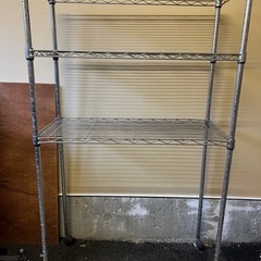 アルミラック　　キャスター付き