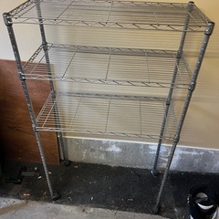 アルミラック　　キャスター付きの画像