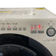 ○SHARP シャープ ドラム式洗濯機 ES-S7D-WL 2020年製の画像