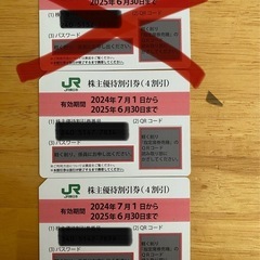 JR東日本株主優待券（４割引）